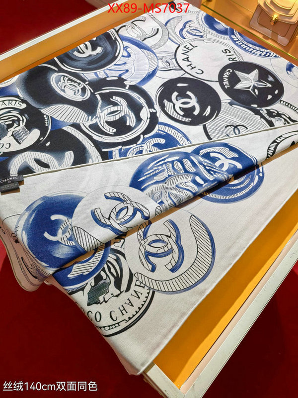 Scarf-Chanel knockoff highest quality ID: MS7037 $: 89USD