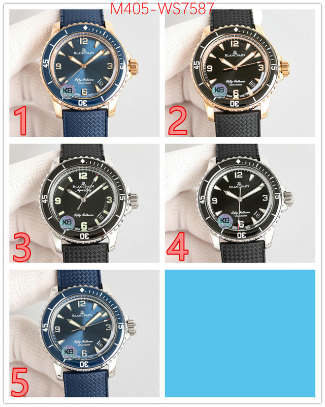 Watch(TOP)-Blancpain 2024 replica wholesale cheap sales online ID: WS7587 $: 405USD