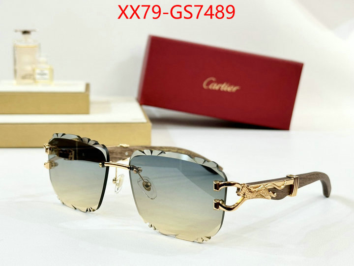 Glasses-Cartier perfect ID: GS7489 $: 79USD