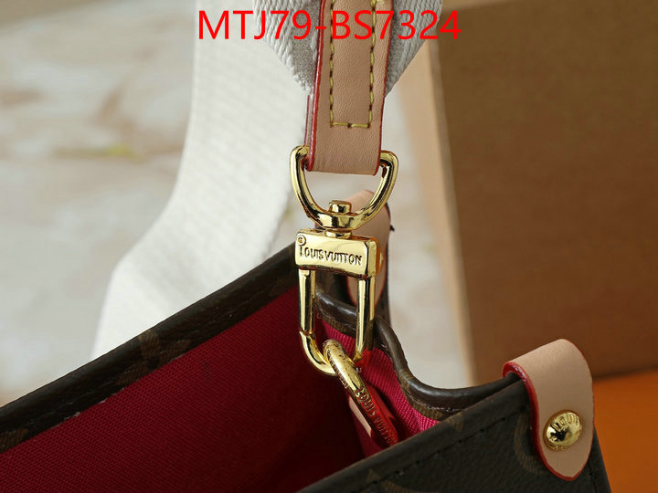 LV Bags(4A)-Handbag Collection- outlet 1:1 replica ID: BS7324 $: 79USD,