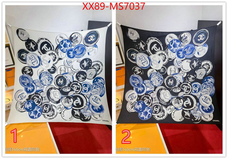 Scarf-Chanel knockoff highest quality ID: MS7037 $: 89USD