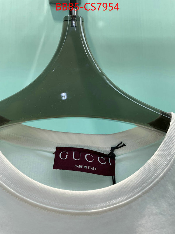 Clothing-Gucci top 1:1 replica ID: CS7954 $: 85USD