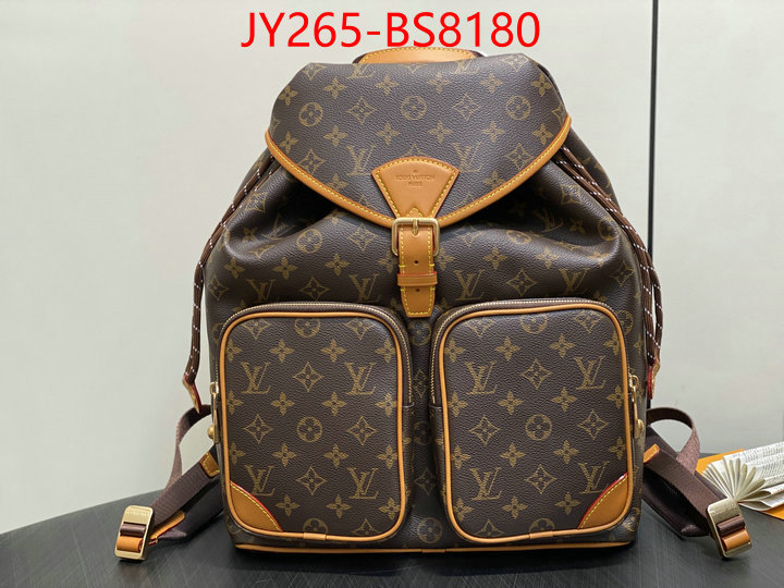 LV Bags(TOP)-Backpack- 2024 perfect replica designer ID: BS8180 $: 265USD,
