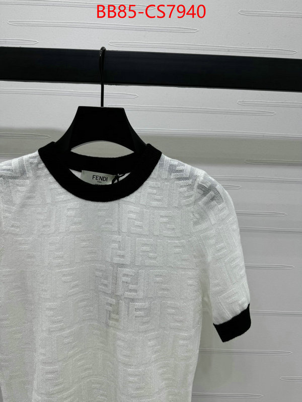 Clothing-Fendi top quality designer replica ID: CS7940 $: 85USD
