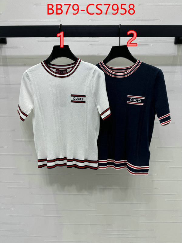 Clothing-Gucci best quality designer ID: CS7958 $: 79USD