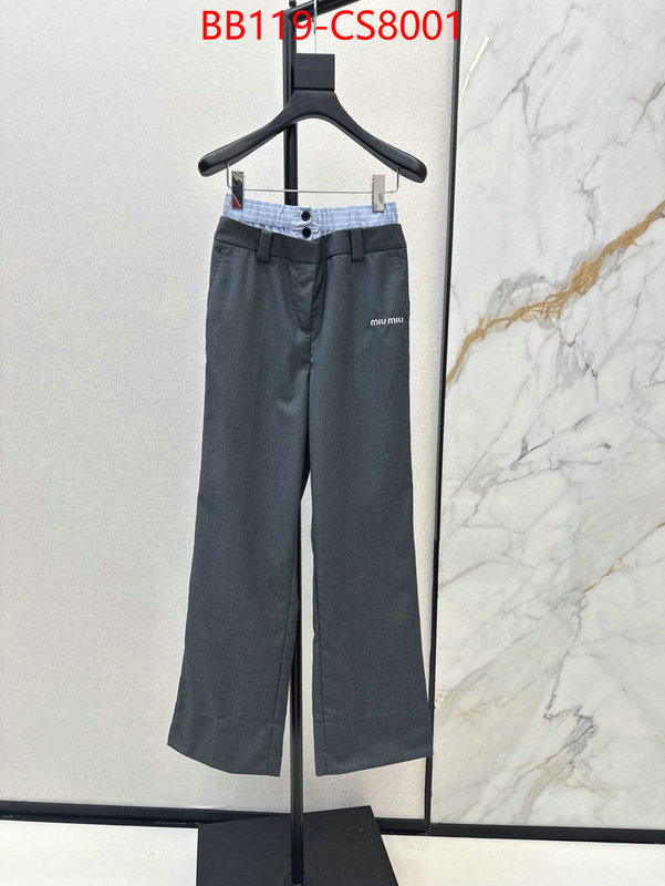 Clothing-MIU MIU wholesale imitation designer replicas ID: CS8001 $: 119USD