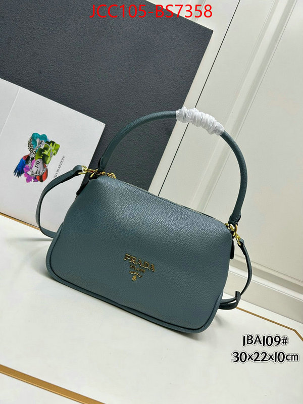 Prada Bags(4A)-Crossbody- customize best quality replica ID: BS7358 $: 105USD,