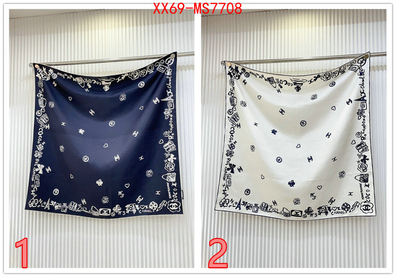 Scarf-Chanel what's the best place to buy replica ID: MS7708 $: 69USD