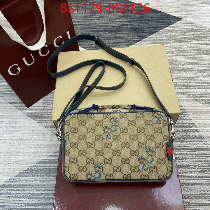 Gucci Bags(TOP)-Crossbody- outlet sale store ID: BS8126 $: 179USD,