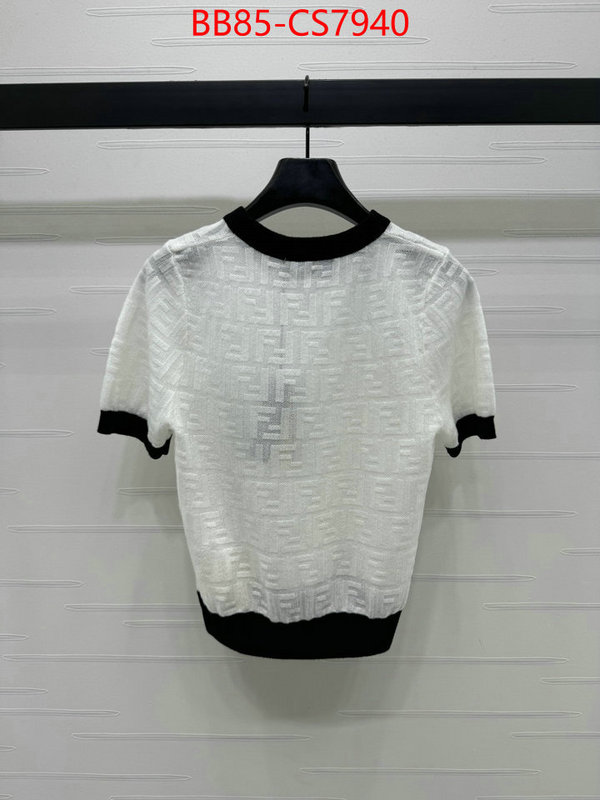 Clothing-Fendi top quality designer replica ID: CS7940 $: 85USD