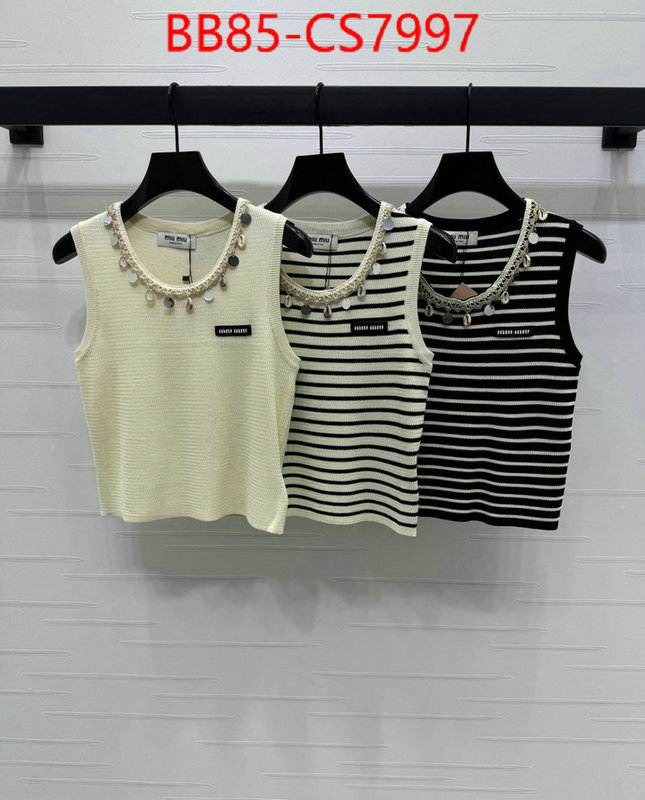Clothing-MIU MIU sale outlet online ID: CS7997 $: 85USD