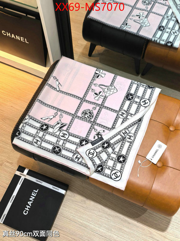 Scarf-Chanel designer replica ID: MS7070 $: 69USD