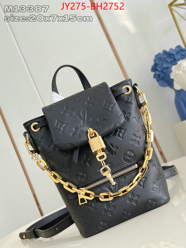 LV Bags(TOP)-Backpack- top 1:1 replica ID: BH2752 $: 275USD,