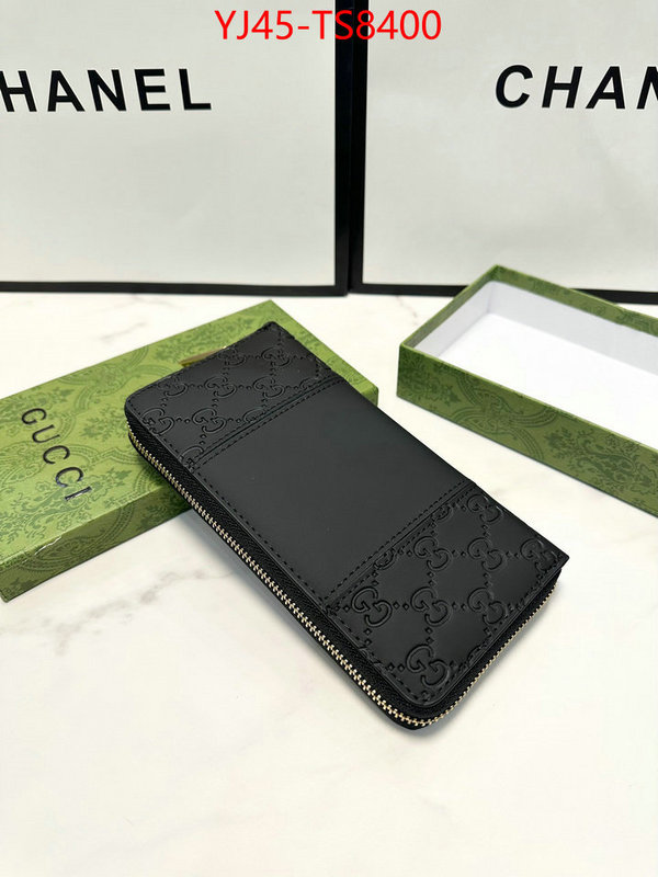 Gucci Bags(4A)-Wallet- shop cheap high quality 1:1 replica ID: TS8400 $: 45USD,