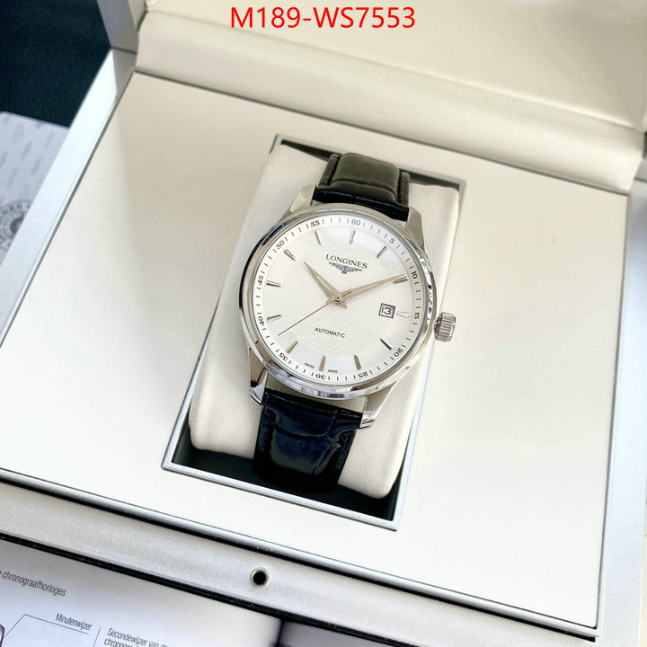 Watch(4A)-Longines 7 star replica ID: WS7553 $: 189USD