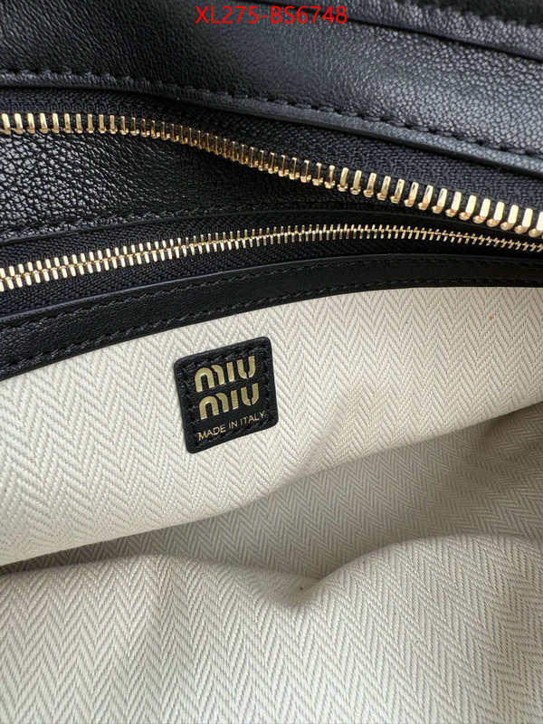 Miu Miu Bags(4A)-Handbag- quality aaaaa replica ID: BS6748 $: 275USD,