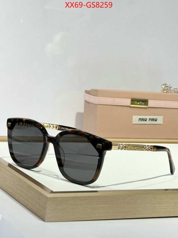 Glasses-Miu Miu aaaaa+ replica designer ID: GS8259 $: 69USD