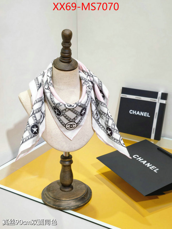 Scarf-Chanel designer replica ID: MS7070 $: 69USD