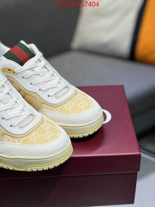Men Shoes-Gucci what's the best to buy replica ID: SS7404 $: 129USD