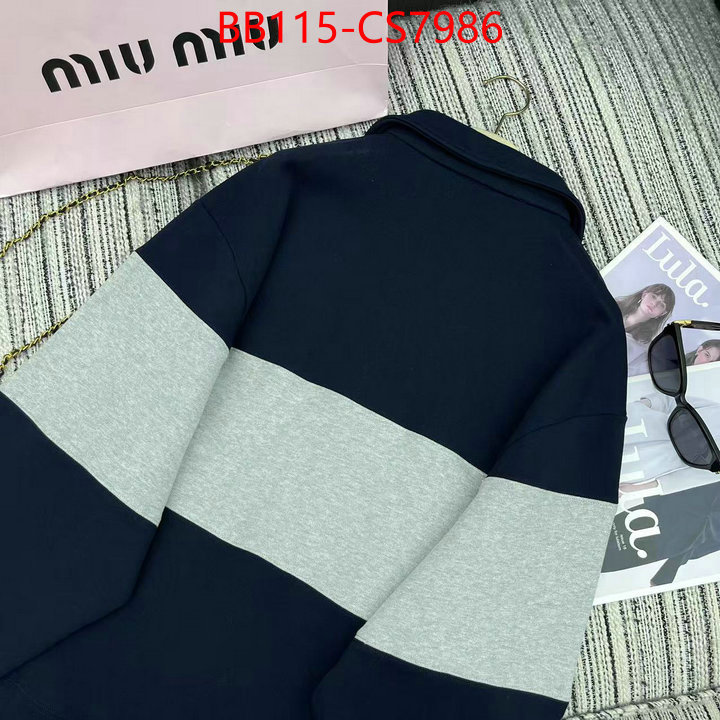 Clothing-MIU MIU buy cheap ID: CS7986 $: 115USD