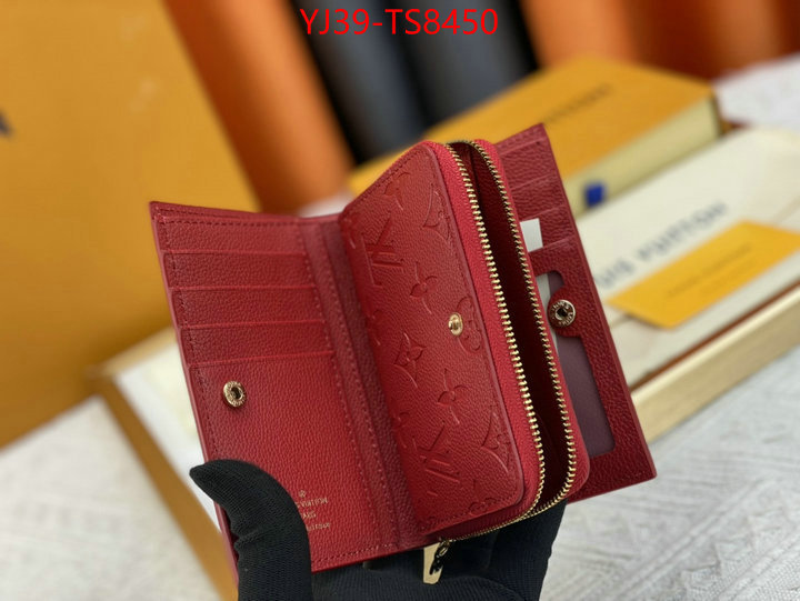 LV Bags(4A)-Wallet aaaaa+ replica ID: TS8450 $: 39USD,