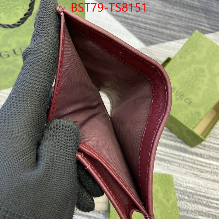 Gucci Bags(TOP)-Wallet- we curate the best ID: TS8151 $: 79USD,