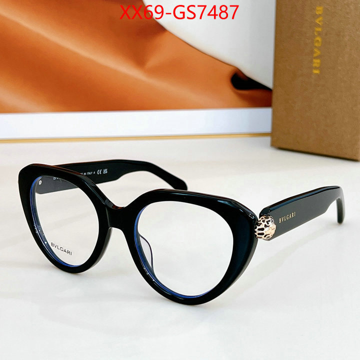 Glasses-Bvlgari best replica quality ID: GS7487 $: 69USD
