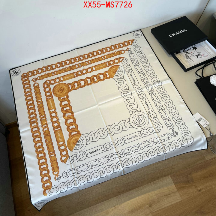 Scarf-Chanel what's the best to buy replica ID: MS7726 $: 55USD