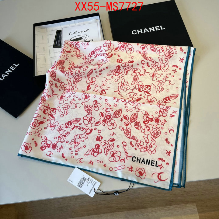 Scarf-Chanel designer ID: MS7727 $: 55USD