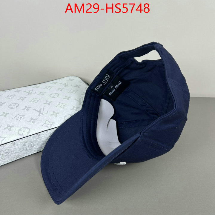 Cap(Hat)-Miu Miu top quality fake ID: HS5748 $: 29USD