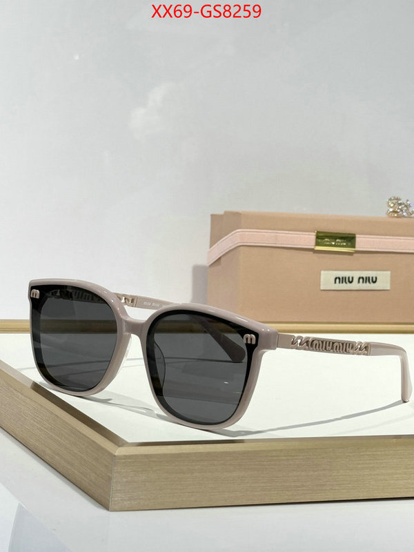 Glasses-Miu Miu aaaaa+ replica designer ID: GS8259 $: 69USD