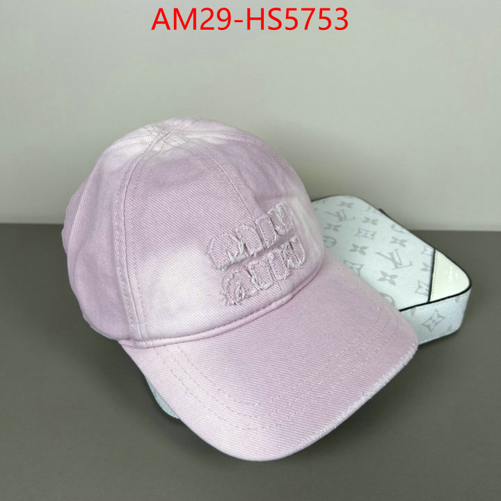 Cap(Hat)-Miu Miu can you buy knockoff ID: HS5753 $: 29USD