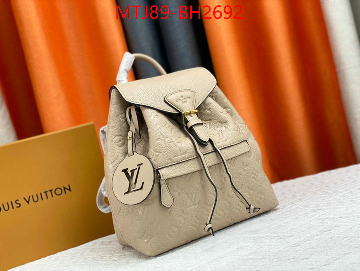 LV Bags(4A)-Backpack- the best affordable ID: BH2692 $: 89USD,