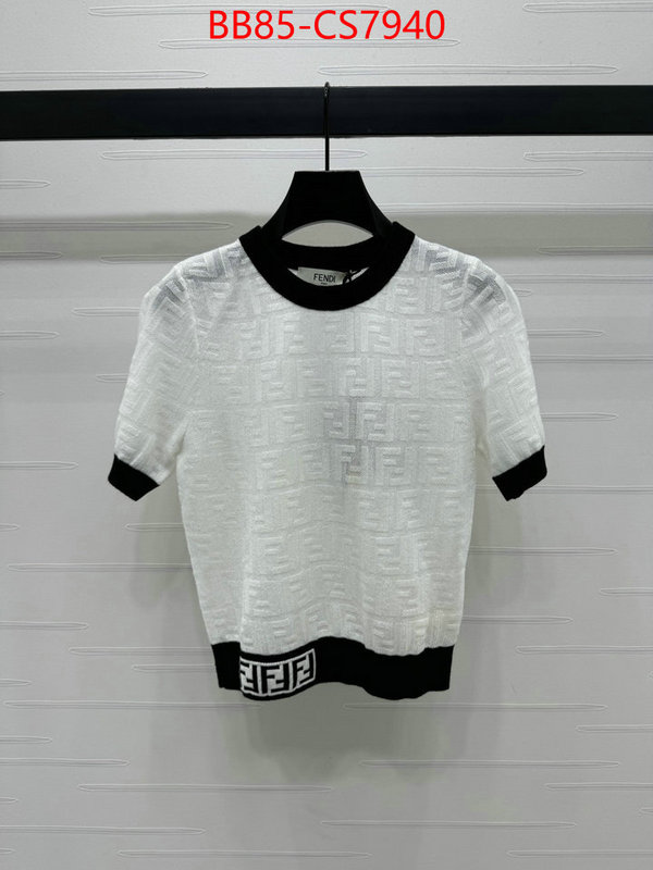 Clothing-Fendi top quality designer replica ID: CS7940 $: 85USD