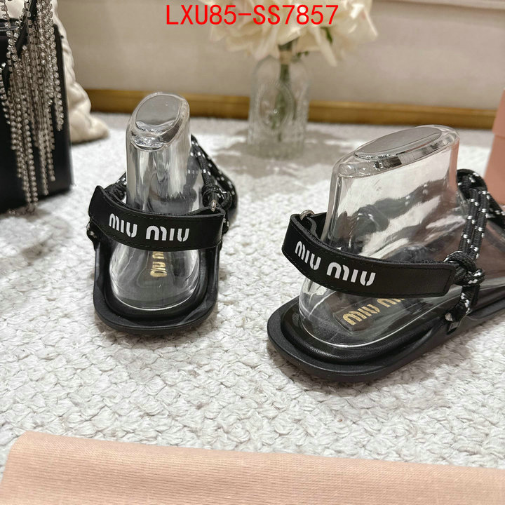 Women Shoes-Miu Miu high quality 1:1 replica ID: SS7857 $: 85USD