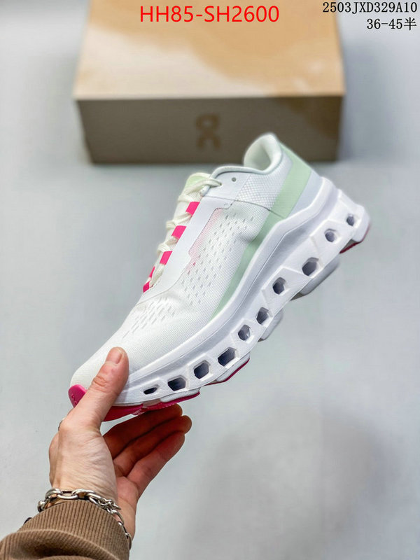 Men Shoes-On Running Cloudsurfer designer wholesale replica ID: SH2600 $: 85USD