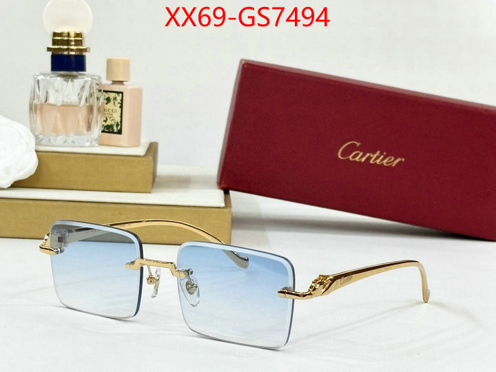 Glasses-Cartier what is a counter quality ID: GS7494 $: 69USD