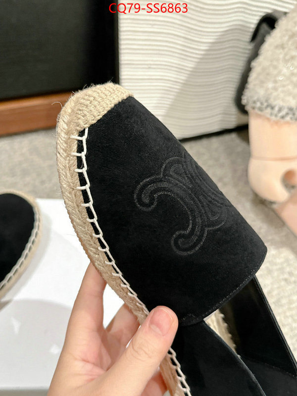 Women Shoes-CELINE luxury cheap replica ID: SS6863 $: 79USD