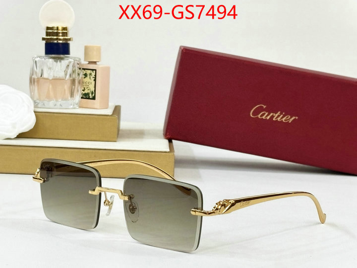 Glasses-Cartier what is a counter quality ID: GS7494 $: 69USD