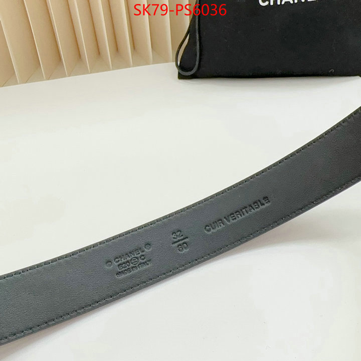 Belts-Chanel aaaaa+ replica designer ID: PS6036 $: 79USD