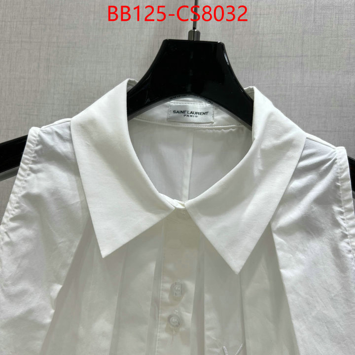 Clothing-YSL brand designer replica ID: CS8032 $: 125USD