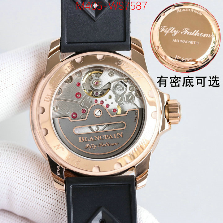 Watch(TOP)-Blancpain 2024 replica wholesale cheap sales online ID: WS7587 $: 405USD