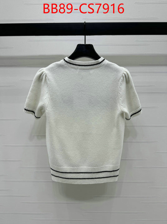 Clothing-Dior top designer replica ID: CS7916 $: 89USD