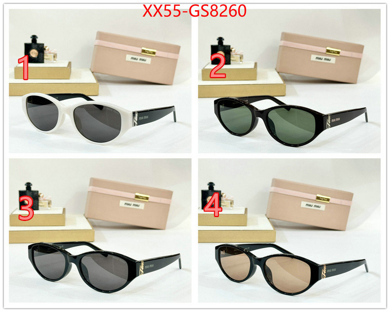 Glasses-Miu Miu where to buy fakes ID: GS8260 $: 55USD