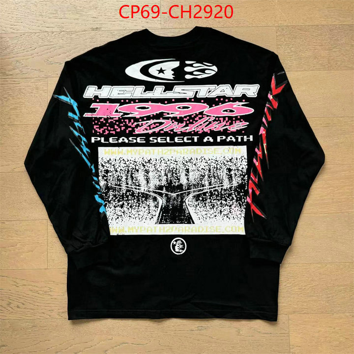Clothing-Hellstar brand designer replica ID: CH2920 $: 69USD