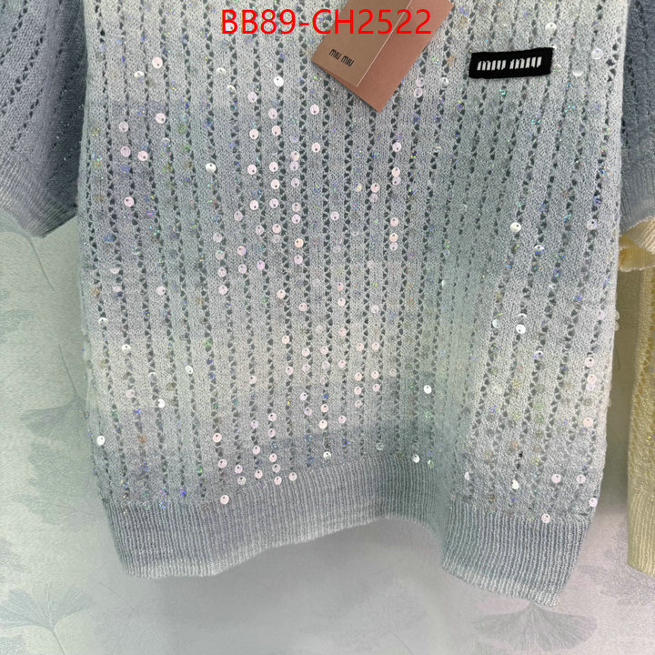 Clothing-MIU MIU where to buy fakes ID: CH2522 $: 89USD