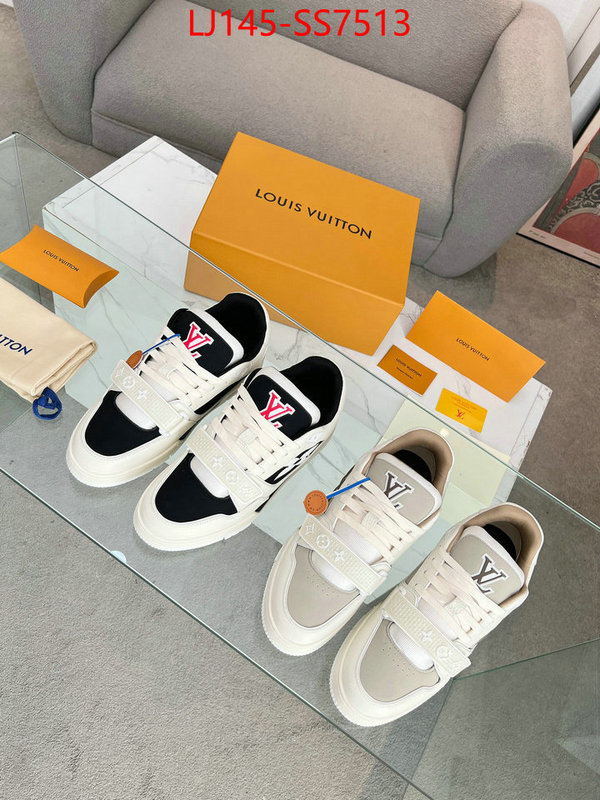 Men Shoes-LV luxury fashion replica designers ID: SS7513 $: 145USD