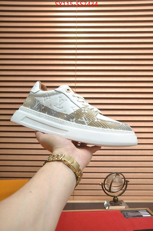Men Shoes-LV 2024 aaaaa replica 1st copy ID: SS7434 $: 115USD