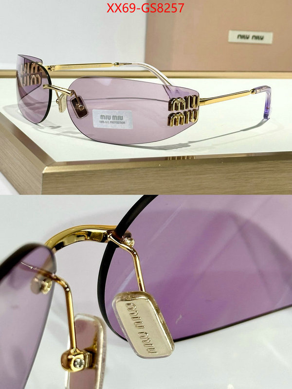 Glasses-Miu Miu high quality aaaaa replica ID: GS8257 $: 69USD