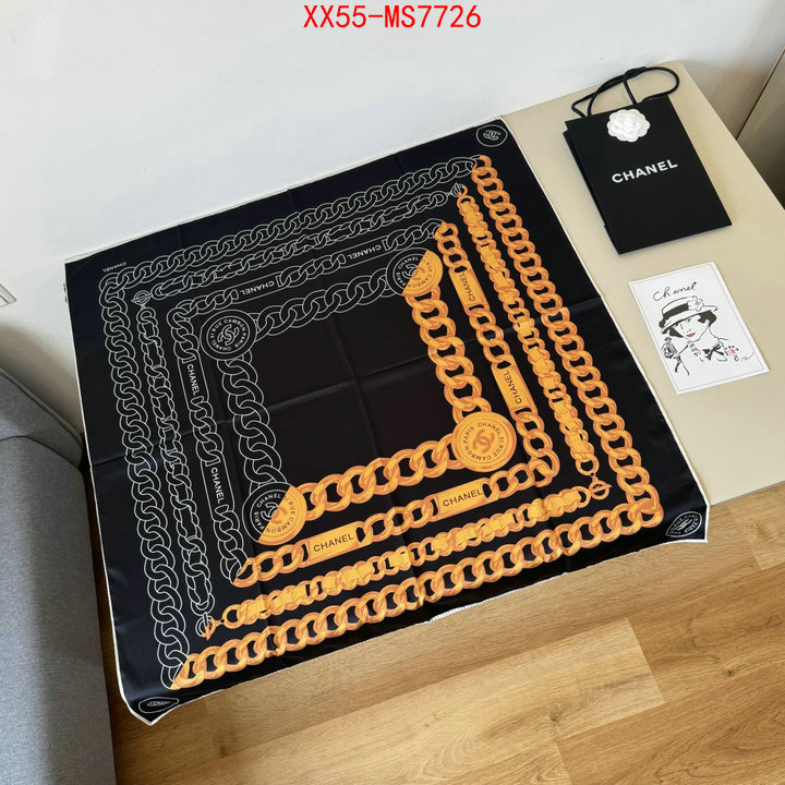 Scarf-Chanel what's the best to buy replica ID: MS7726 $: 55USD